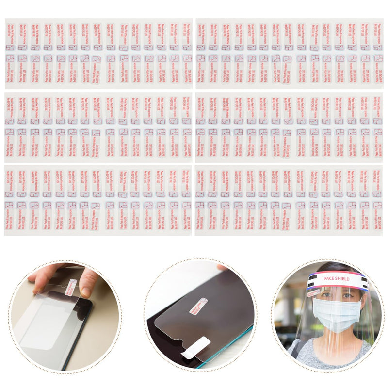 Self-Adhesive Reminder Sticker for Protective Film Removal Peel Off Film Packaging Label Water and Oil Resistant Synthetic Material 1.18X0.39 Inch 3000 Pack