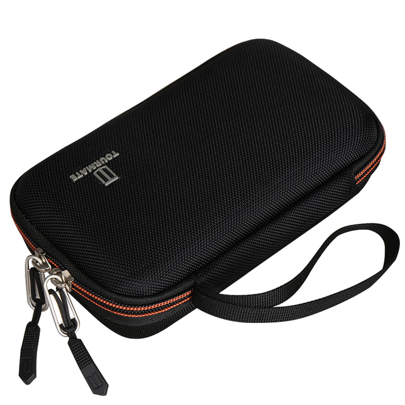 [Australia - AusPower] - Hard Case for KIZEN/Etekcity/Soonkoda/ThermoPro Infrared Thermometer Gun,Laser Surface Temp Reader Travel Box (Laser Pro LP300 Case Only) Black + Orange 