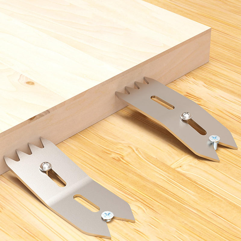 [Australia - AusPower] - Aramox 4 Piece Woodpeckers Clamp Dogs for Plate Smoothing Router Wood Plate Fixing Clamp Woodworking Boundary Clamp Set 