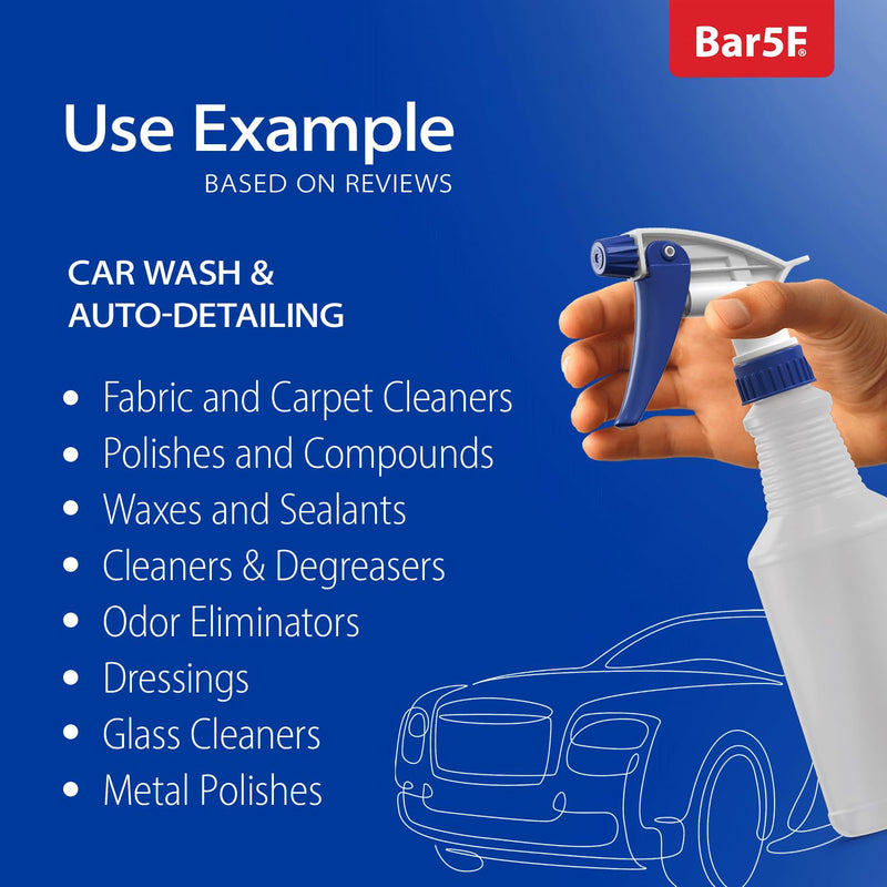 [Australia - AusPower] - Set of 2 Premium 16 oz Spray Bottles, NBR Gasket - Superior Hydrocarbon Resistance - Ideal for Auto Detailing & Industrial Cleaning Pack of 2 