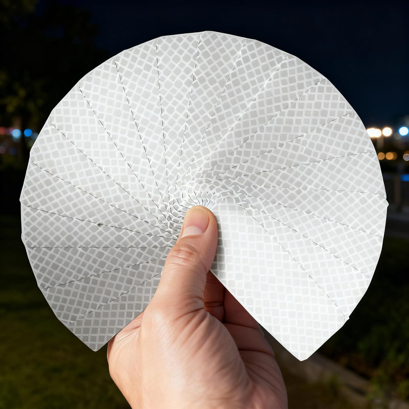 20 Pcs Super Reflection Reflective Stickers - Reflective Tape Reflection Stickers Mailboxes Made 3M Diamond Grade White for Helmets Cars More 3.15" X 1.18"