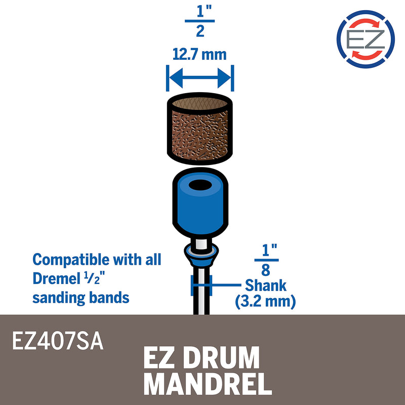 [Australia - AusPower] - Dremel EZ407SA EZ Drum Sanding Band and Mandrel 