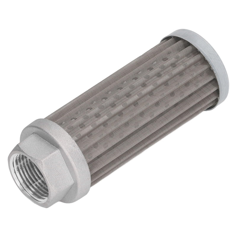 [Australia - AusPower] - Hydraulic Suction Valve Strainer Filter Cartridge Metal Mesh Pipe Joint Fuel Suction Filter Element for Automobile Generators - Stainless Steel 