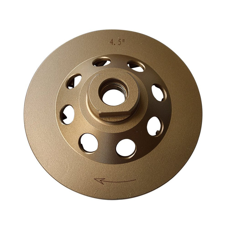 [Australia - AusPower] - 4.5" Diamond Grinding Wheels for Concrete or Masonry, 18 Turbo Segments, 30/40 Grit, Medium Bond, 5/8"-11 Arbor 4.5" Diameter - 18 Segments 
