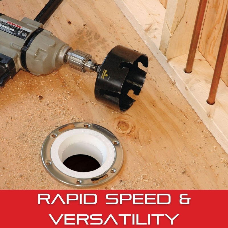 Starrett Carbide Tipped Multi-Purpose Hole Saw - Ideal for Wood, MDF, Plastics, Plasterboard and Ceramic Wall Tiles - 2-1/8" Cutting Depth, 2-1/2" Diameter - MPH0212 2-1/2"