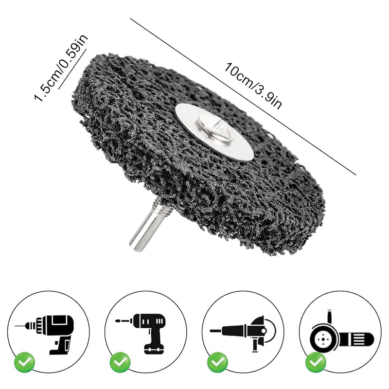 [Australia - AusPower] - DMJJSD® CSD Disc 100 mm, Pack of 5 CBS Cleaning Disc, Coarse Cleaning Disc, CBS Grinding Disc, Sanding Discs for Angle Grinders of Paint, Rust Welds, Oxidation Cleaning & Removal 