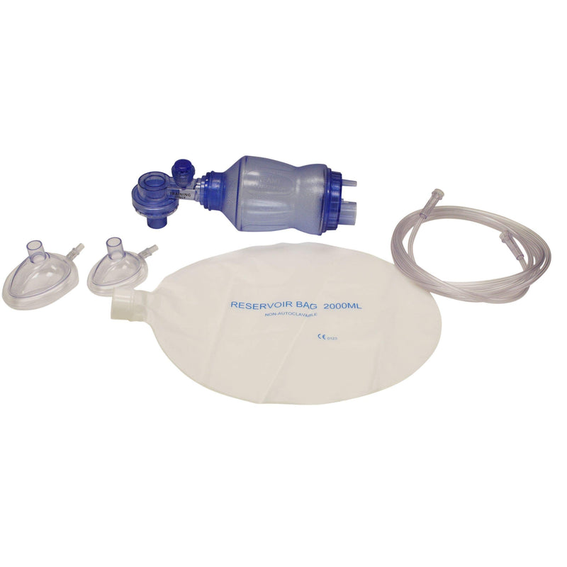 [Australia - AusPower] - CPR Training Bag Valve Mask (BVM) INFANT in Mesh Bag, BVM-3021-001 