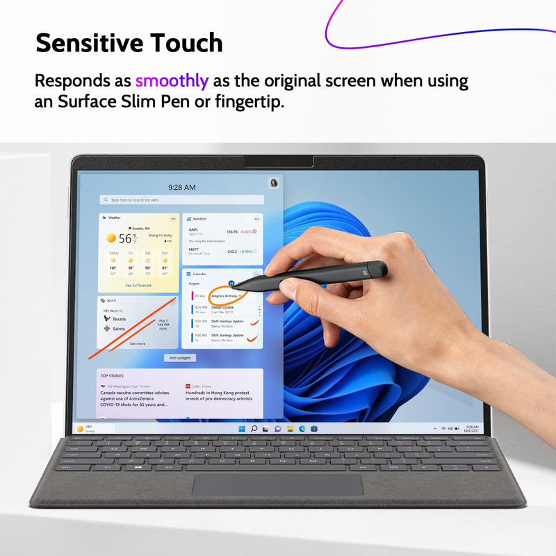 [Australia - AusPower] - 12.3 Inch Magnetic Privacy Screen Compatible With Surface Pro 7+/7/6/5/4/3, Removable Anti Blue Light Glare Filter, Black Security Private Apy Block Protector magnetic privacy filter for surface surface pro 7+/7/6/5/4/3 -12.3inch 
