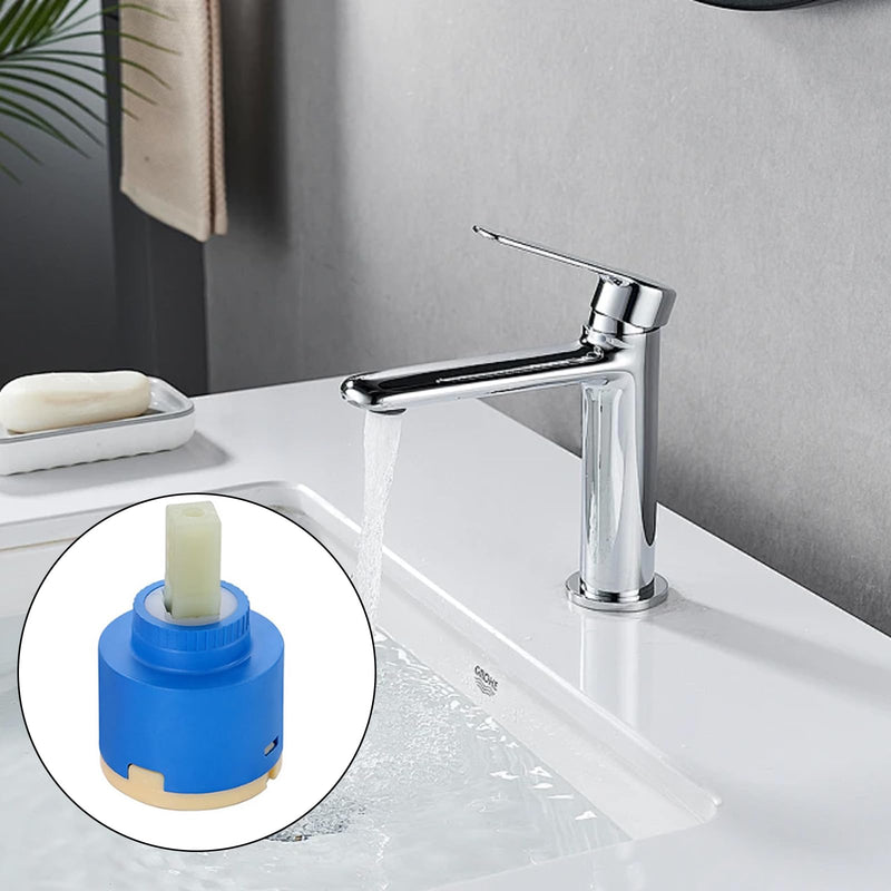 Tap Cartridge 35mm Ceramic Cartridge for Tap, Replacement Cartridge for Single Lever Kitchen Taps, Mixer Taps and Shower Taps