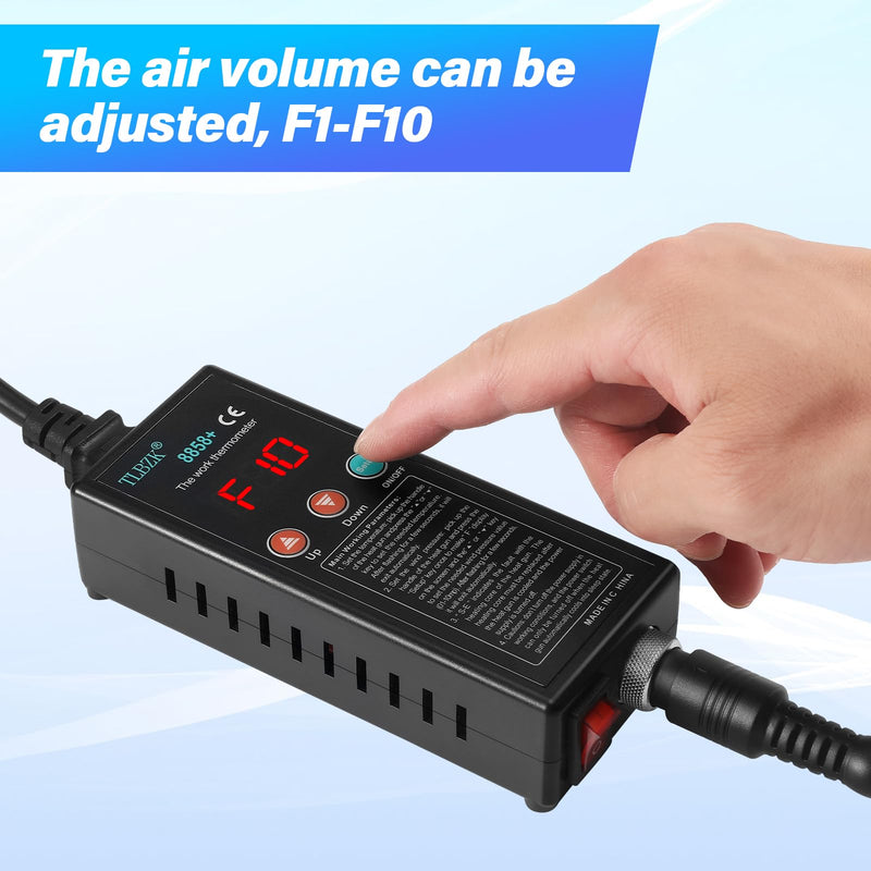 Hot Air Soldering Station SMD Welder Rework Digital Display Heat Gun