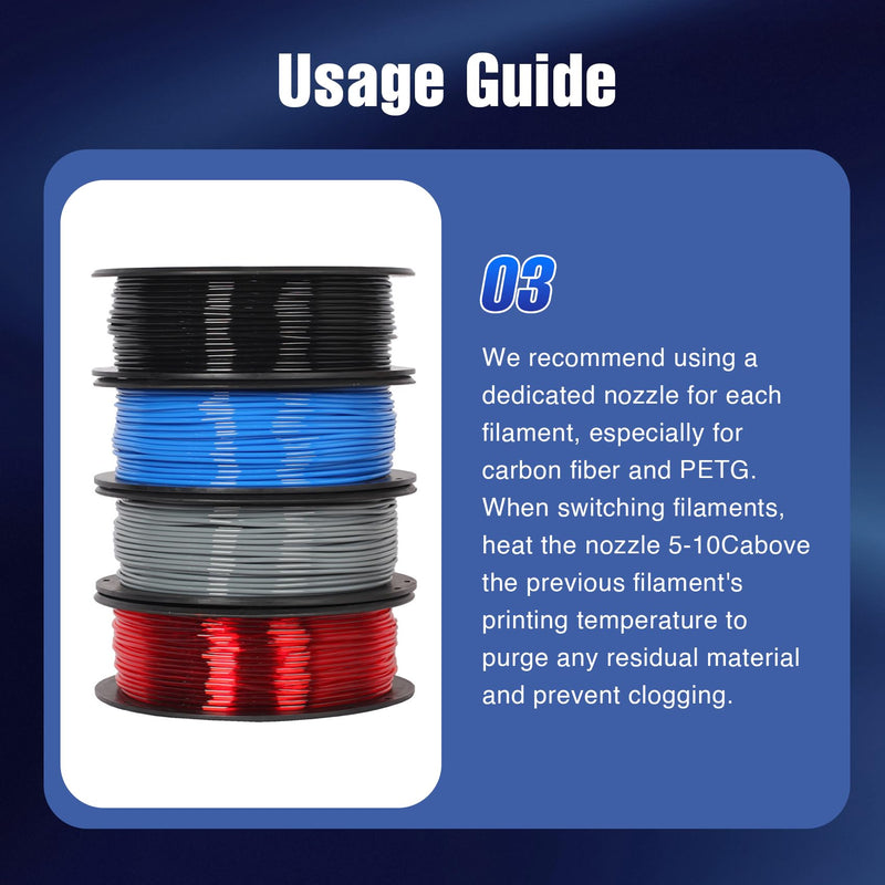 Upgraded AD5X Nozzle 0.25MM/0.4MM/0.6MM/0.8MM AD5X Nozzle with Extra 4X Silicone Cover 4X Nozzle Brush, High Flow 32mm³/s Hotend Kit, High-Speed 3D Printer Part Quick-Detachable 0.25mm+0.4mm+0.6mm+0.8mm AD5X Nozzle Kits