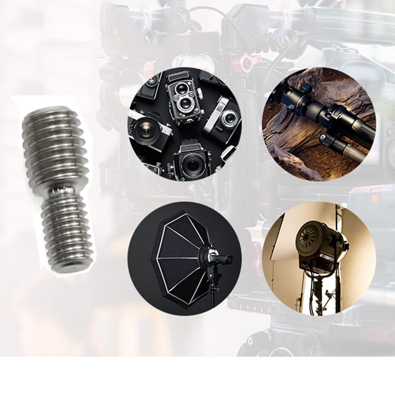 [Australia - AusPower] - Meuey Lyot- 304 Stainless Steel Transfer Screws Reducer Screw M6 to M8 Metal Adapter External Thread -12pcs 