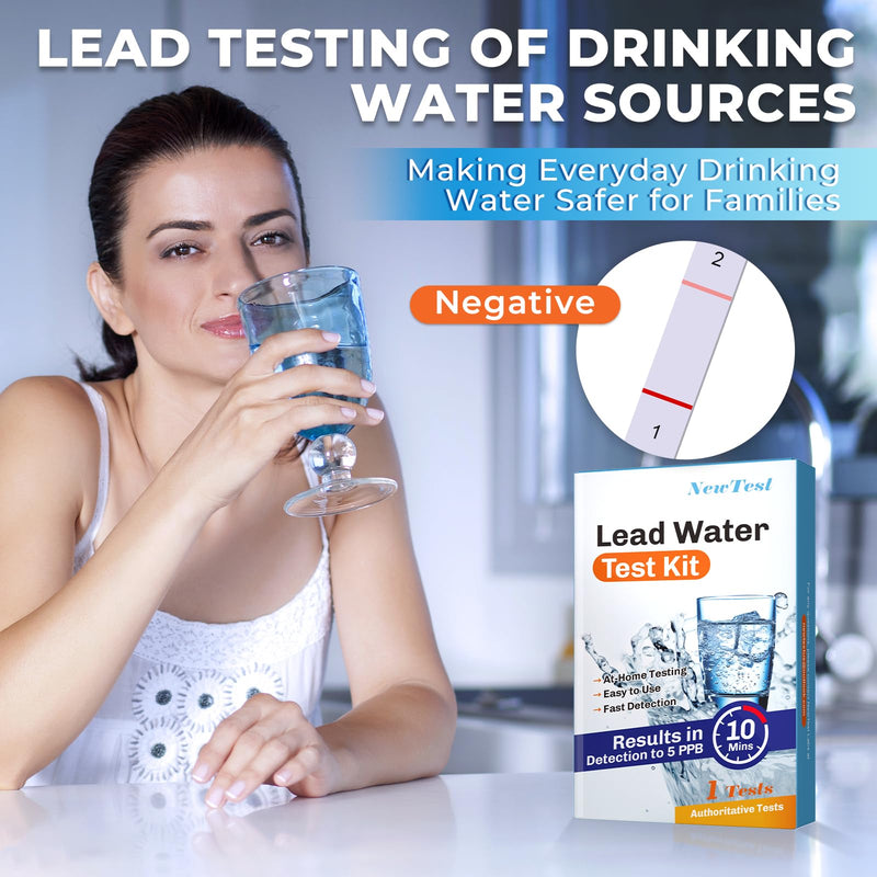 [Australia - AusPower] - Lead Water Test Kit: Accurate Lead Detection to 5 PPB & Results in 10 Minutes - at Home Water Lead Testing Kit for Drinking Water & Tap & Well Water 