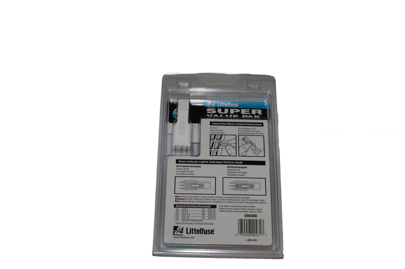 Littelfuse 00940400Z ATO Blade Fuse Super Value Pack - 40 Piece