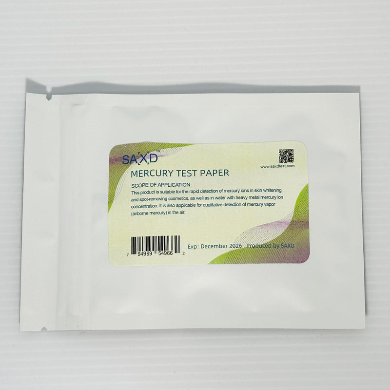 [Australia - AusPower] - Mercury Concentration Test Strips in Water and air, 30 Pieces of Test Strips Fast and Easy to use. SAXD 2026 