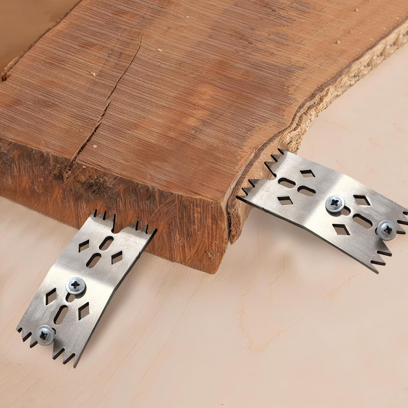 [Australia - AusPower] - 6PCS Slab Clamping Dogs for Woodworking Tools, Pinch Dogs Router Sled for Flattening Slabs,Bench Dog Hold Down Clamps for CNC and Panel Processing（Not Applicable to T-tracks and T-bolts） 