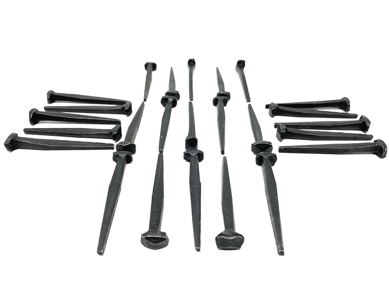 [Australia - AusPower] - Metal Magery 2" Wrought Head Nails Decorative Antique Rose Head Nail QTY: 25 