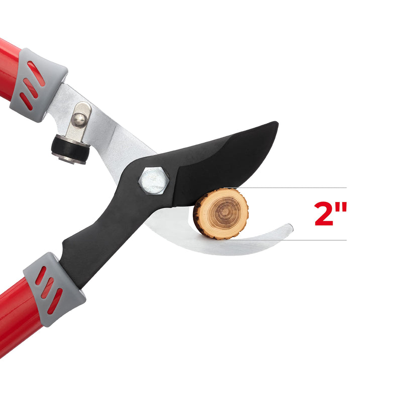 INTERTOOL Bypass Loppers 29" Tree Branch Cutter - Trimmer Pruner for Shrubs & Branches with 2 inch Cutting Capacity - Gardening, Landscaping, Shaping - Long Ergonomic Handles FT-1107