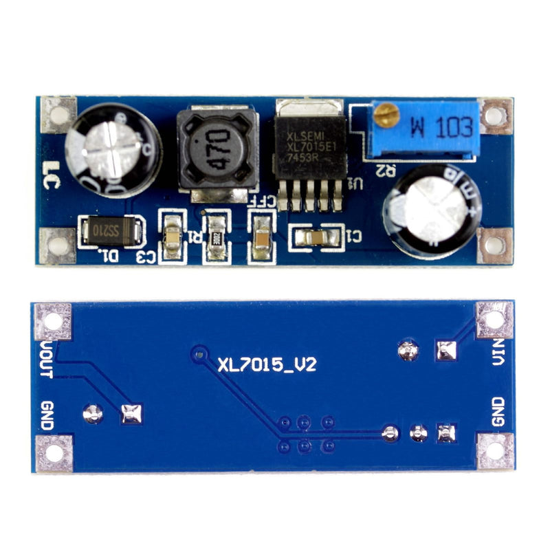 DC-DC Step Down Converter 5-80V to 5-20V Voltage Regulator XL7015 LAOMAO Voltage Regulator Power Supple Power Supply Module (Pack of 3)
