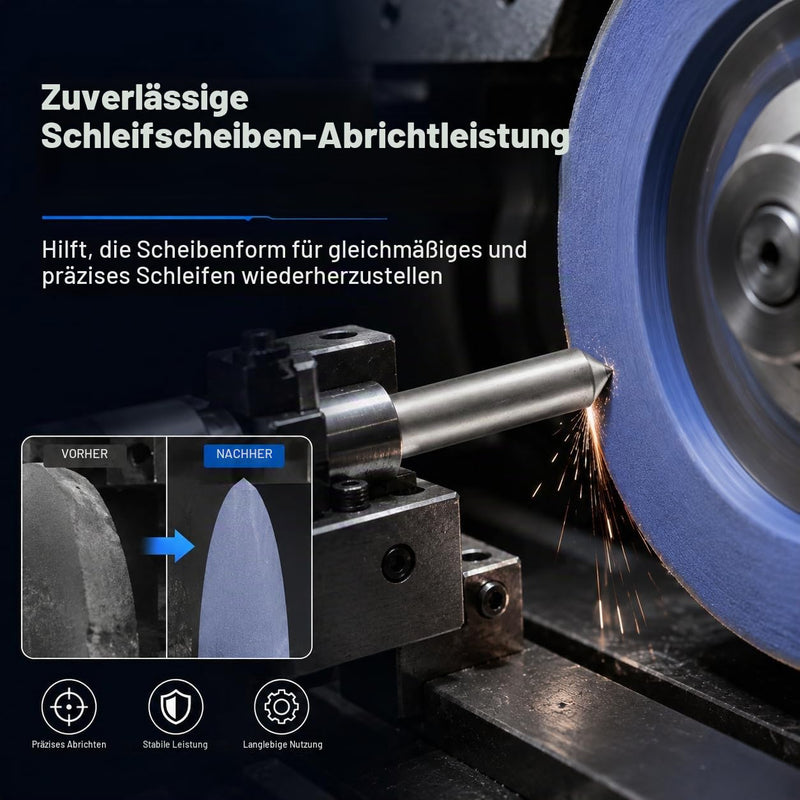 Diamond Grinding Disc Straightener 50 x 10 mm 0.4 Carat Diamond Dressing | Single-point sanding discs dresser dressing tool for precise dressing of grinding disc for sanders