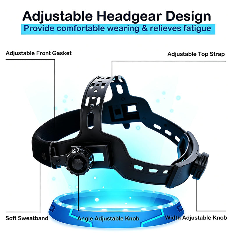 Welding Helmet Auto Darkening : BESTCLUB True Color Solar Powered Hood with Adjustable Shade Range 4/9-13 for Mig Tig Arc Welder Mask Flag Eagle II