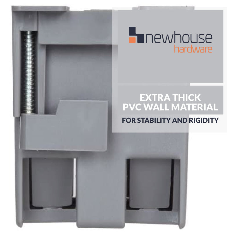 Newhouse Hardware 1-Gang PVC Old Work Electrical Outlet Box (12-Pack) | 14 cu. in. Plastic Junction Box for Switches, GFCI, or Duplex Receptacle Outlet | Old Work Electrical Box for Home Improvement 1-Gang (14 cu. in.) 12