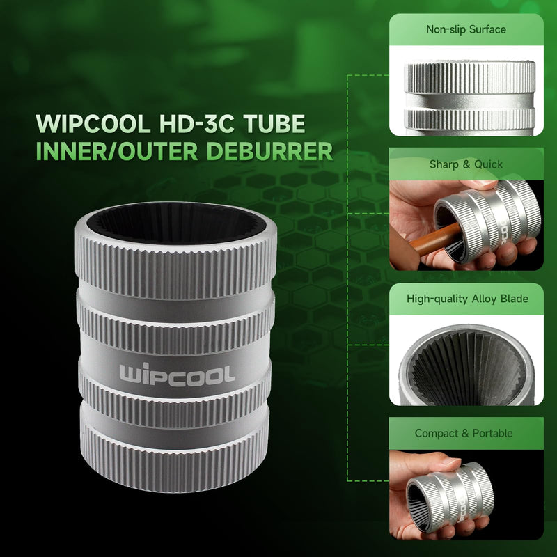WIPCOOL Deburring Tool for Copper/PVC Pipe, PlumbingTools, 1/4" to 1-3/8"Inner Outer Hard Tube Chamfering Tool Outer Pipe Reamer, Copper Pipe Cleaner
