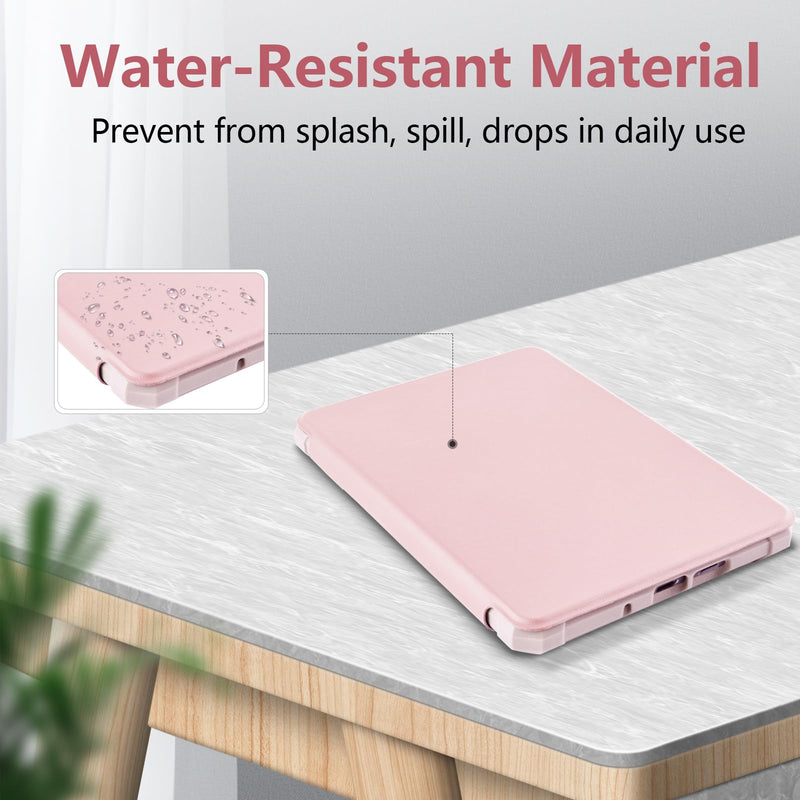 [Australia - AusPower] - TaIYanG Case for 6" All-New Kindle (11th Generation 2022 Release), Lightweight Slim Smart PU Leather Cover for 6 inch Kindle 2022 e-Reader (Not Fit Paperwhite 11th Gen 2021) Pink 