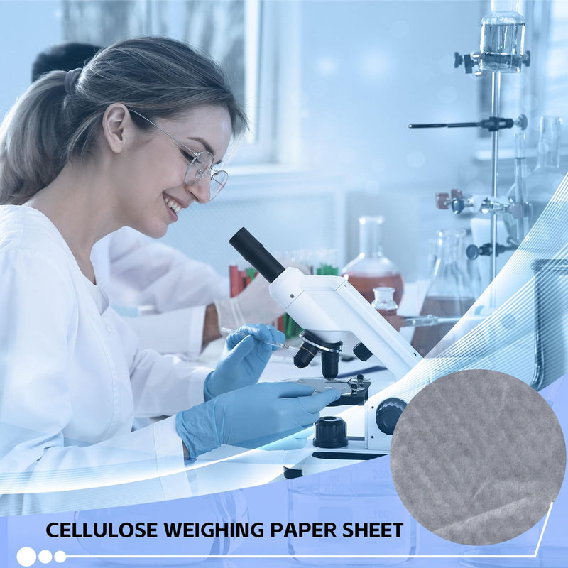 [Australia - AusPower] - 2000 Pcs Cellulose Weighing Paper Sheet Laboratory Sample Weighing Paper Weigh Papers, Nitrogen Free, Non Absorbing, Non Stick, High Gloss for Scale Measurement Samples Transfer, 4 x 4 Inches 