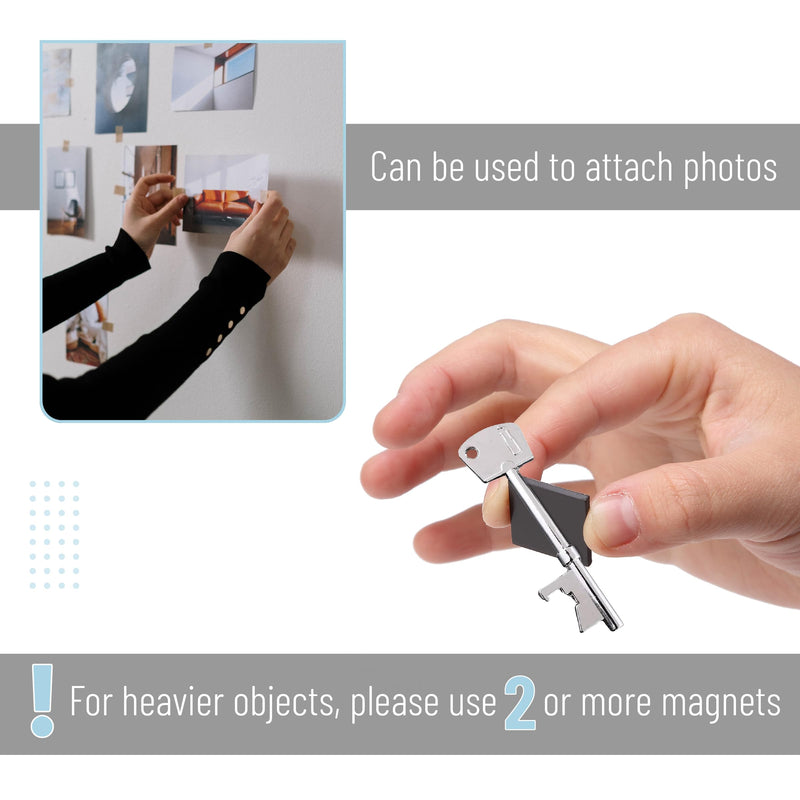[Australia - AusPower] - Mr. Pen- Self Adhesive Magnet Squares, 120 Pcs, Small Square Magnets with Adhesive Backing 
