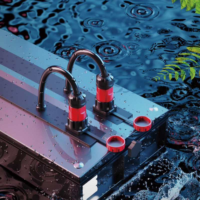 [Australia - AusPower] - CNLINKO YM-20 2 PIN Screw Lock Waterproof Connector IP68 Aviation Circular Quick Plug PBT Plastic Shell M20 Male Female Flange Socket (2-PIN) 2-Pin Screw-Assembly 