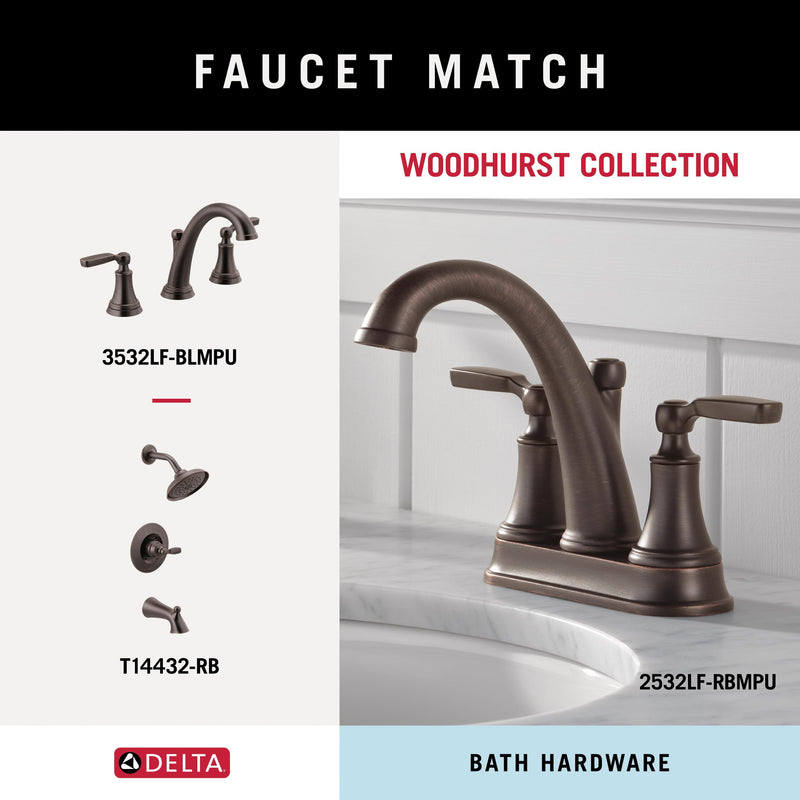 Delta Woodhurst (1-Pack) Hand Towel Holder Venetian Bronze Towel Racks for Bathroom Wall Round Towel Ring Holder for Bath Towel Hanger for Kitchen, Bathroom Accessories 73246-RB 18.111 square inches