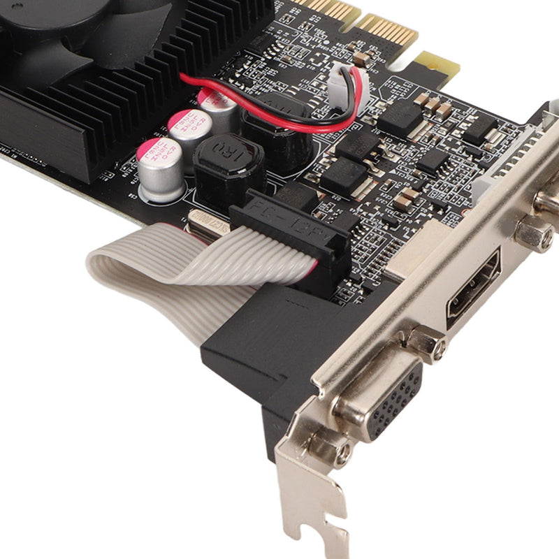 [Australia - AusPower] - GT730 Computer Graphics Card, 2G 64bit DDR3 PC Single Cooling Fan Single Cooling Fan Support HDMI VGA DVI Output PCI Express 2.0 x 16 Bus Interface 