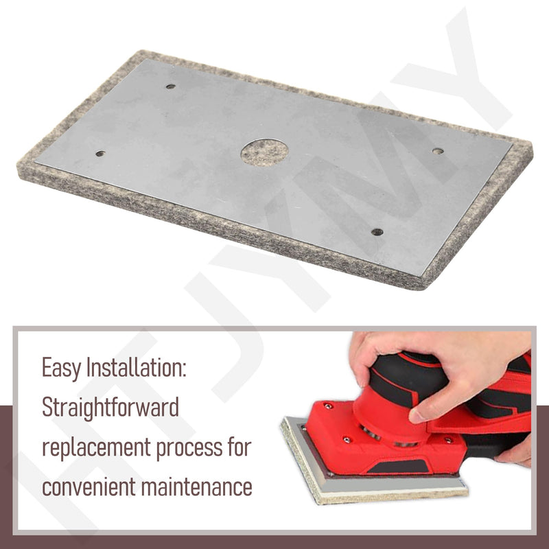 [Australia - AusPower] - 846456 Replacements Sander Backing Plate/Felt Pad, Compatible with Porter-Cable 505-Bdk, 505H, 8050,205 and 4485 