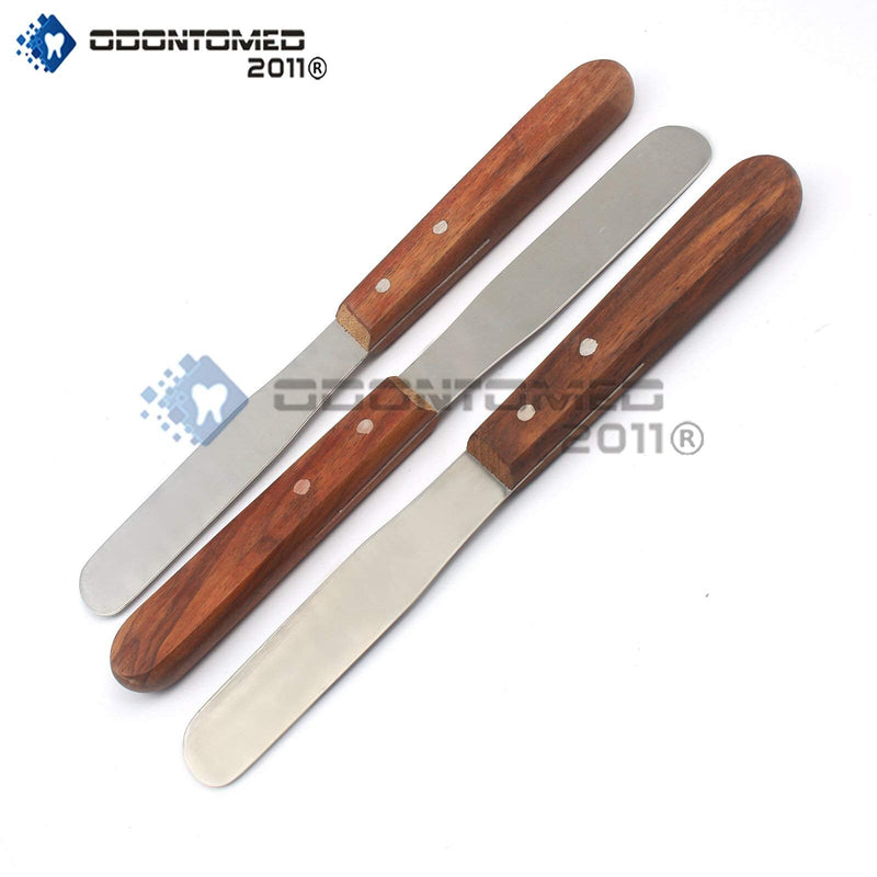 [Australia - AusPower] - OdontoMed2011 3× PLASTER SPATULA WAX CARVER DENTAL INSTRUMENT #8R ODM 