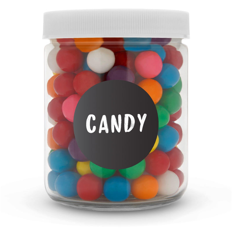 Black Round Labels/Stickers - 1.5 Inch Round Labels 500 Stickers Per Roll