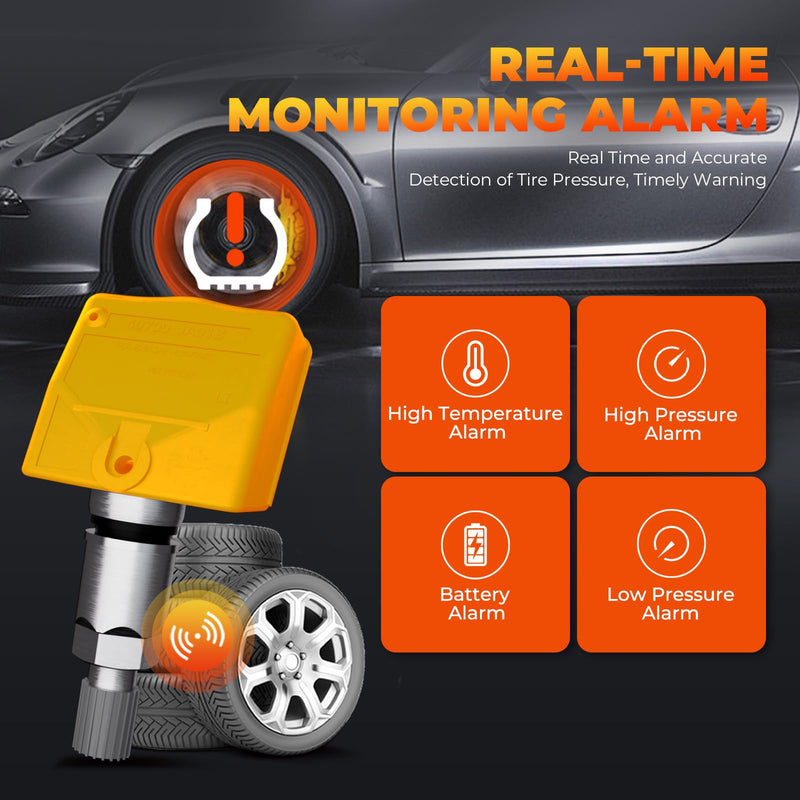 [Australia - AusPower] - 4PCS TPMS Sensor Tire Pressure Monitoring Sensor fit for Nissan Maxima Murano Frontier Armada Altima Pathfinder Juke 350z Altima Versa Rogue, Infiniti EX FX Q45, Replaces 40700-JA01B 407001AA0B 315MHZ 