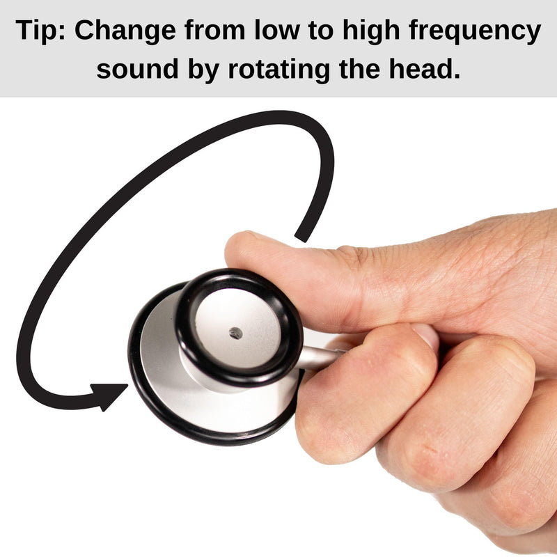 [Australia - AusPower] - HCS Blue Stethoscope - Classic Lightweight, Medical, Dual Head Stethoscope for Nurses, Students, Home - 22 inch Tubing 
