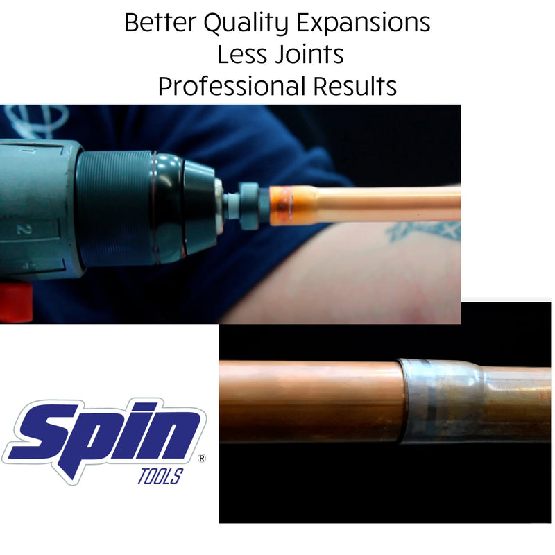 SPIN F4000 4-Piece Drill Bit Flaring Set 1/4, 3/8, 1/2, 5/8-Inch