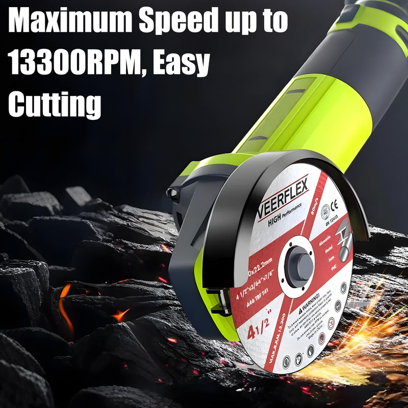 [Australia - AusPower] - Cutting Discs 115, Pack of 5 115 mm Cutting Disc, Metal Cutting Disc for 22.23 mm Bore, Angle Grinder Discs for Cutting Metal, Stone, Wood, Ceramic, Tile, Grinding, 115 x 22.23 mm 