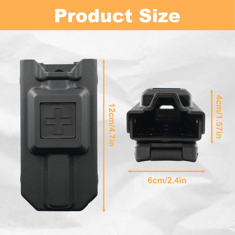 [Australia - AusPower] - Tourniquet Holder, Molle Tourniquet Holder with Upgraded Tactical Clip, Tourniquet Case for Gen 7 Tourniquet or Older, Tourniquet Holder for Duty Belt,Molle Equipment, Police Gear 
