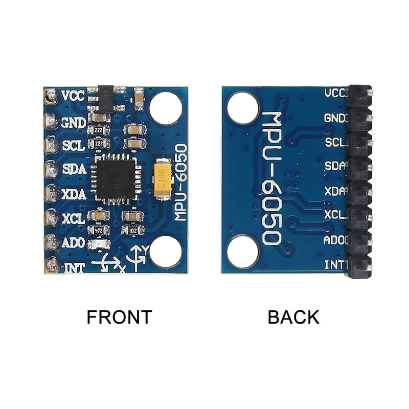 [Australia - AusPower] - 4PCS Pre-Soldered GY-521 MPU-6050 MPU6050 Module 3 Axis Accelerometer Gyroscope Module 6 DOF 6-axis Accelerometer Gyroscope Sensor for Raspberry Pi Pico and Other Models 