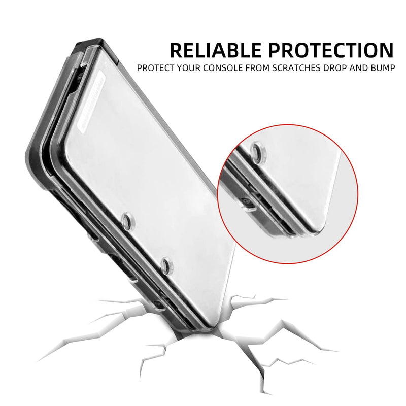 [Australia - AusPower] - New 3DS XL Protective Shell, Ultra Clear Crystal Transparent Hard Case for Nintendo New 3DS XL 