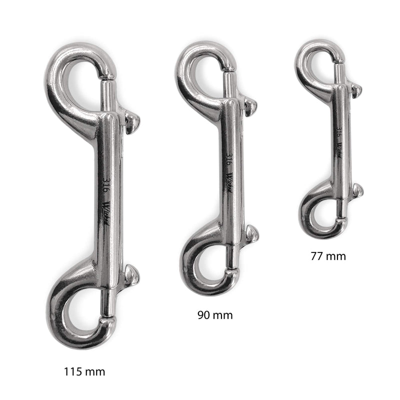 [Australia - AusPower] - WICKED 316 Stainless Steel, Marine Grade, Double Ended Snap Bolt - 3 (77 mm) - 6 Pack 