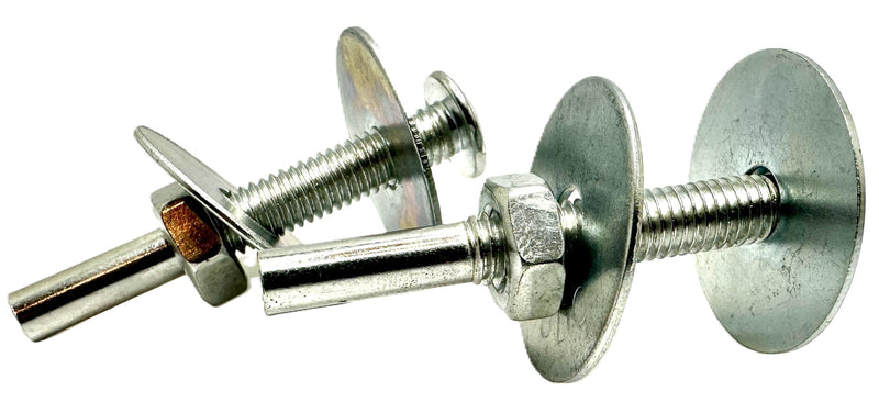 [Australia - AusPower] - 2 Pack 933 Unitized Wheel Mandrel, 2” x 1/4” x 1-1/4”, for attaching 2” – 4” Diameter – 1/4” Center Hole Buffing, Polishing, Unitized Wheels to Rotary Tools, Pack of 2 