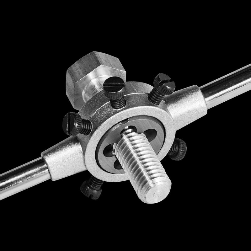 QUARKZMAN Round Die Metric M12x1 Thread (Right) High Speed Steel (HSS) Die Repair Tool M12 x 1