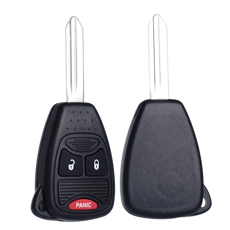 [Australia - AusPower] - Key Fob Remote Replacement Fits for Dodge Ram 1500 2500 3500 2006 2007 2008 Dakota Magnum Durango Nitro Charger Avenger Caliber Jeep Wrangler Patriot Grand Cherokee Keyless Entry Remote OHT692427AA 
