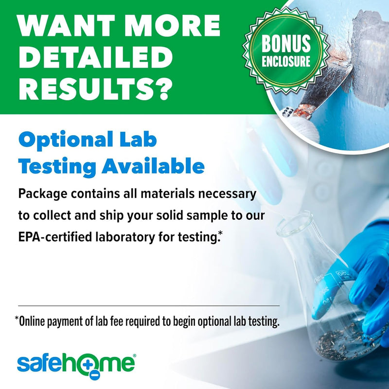 [Australia - AusPower] - Safe Home® Lead Combo Test Kit – 10 DIY Swabs + Optional Testing at our EPA Certified Lab – Detect Lead on Solid Surfaces – USA Made for Homeowners & Contractors – (2 Pack) 2 