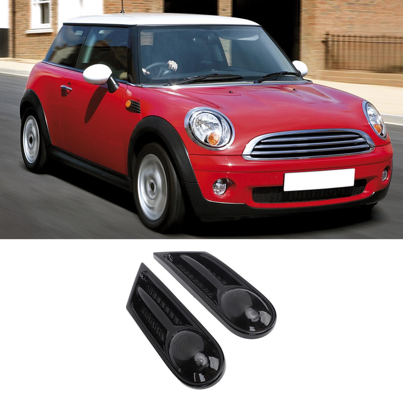 Clear Side Indicator 09102166‑1670009 Compatible with Mini R56 R57 Coupe R58 Roadster R59 Transparent Side Marker Light Replacement