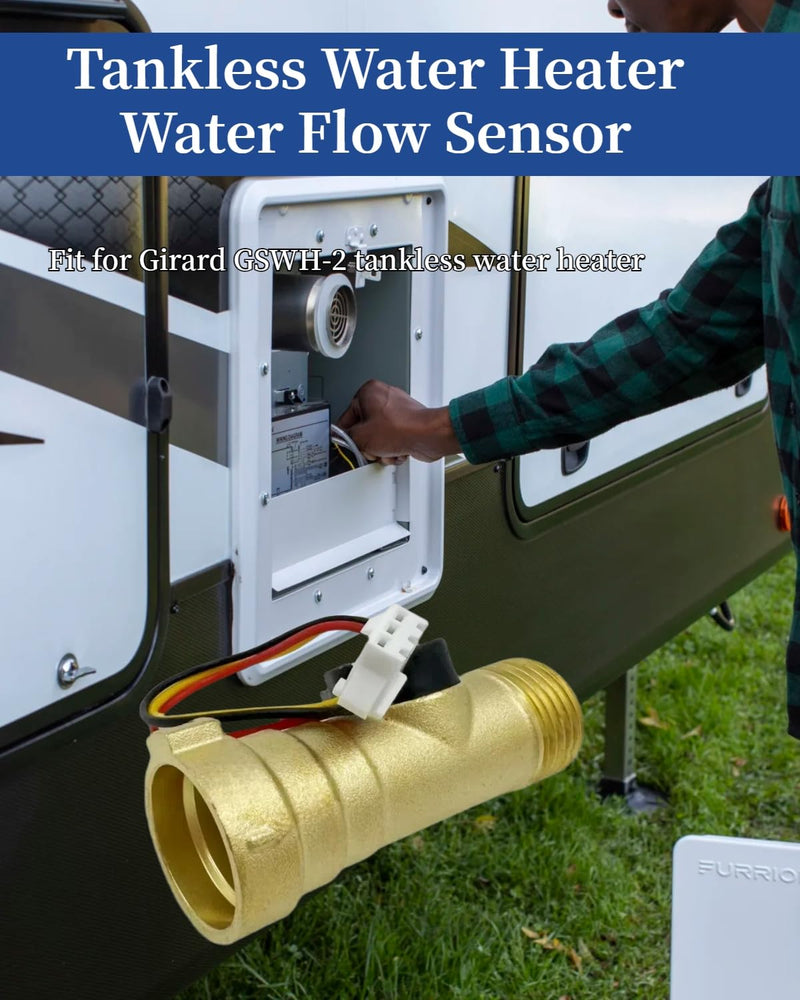 [Australia - AusPower] - 2022107584 Water Flow Sensor Fit for Girard GSWH-2 Tankless Water Heater Replace 2GWH-24 